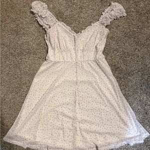 Elegant Lavender Midi Dress